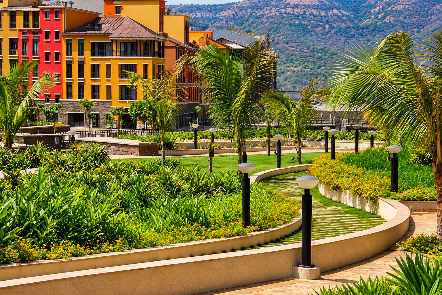 Lavasa Township - Promenade Landscape