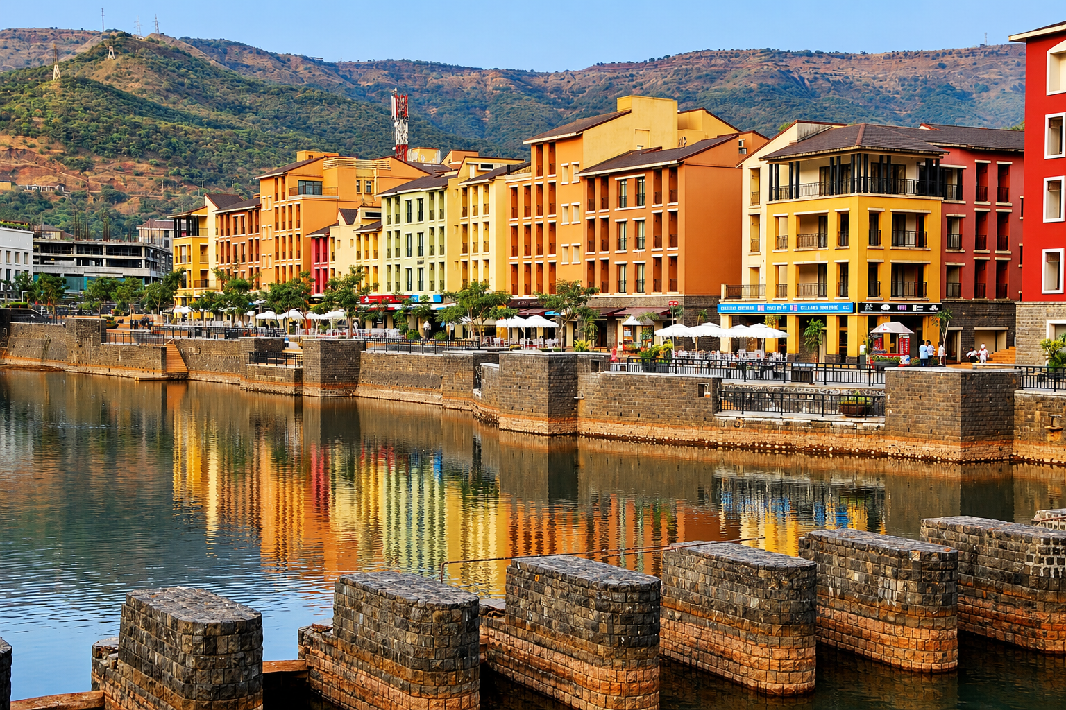 Lavasa Township - Township Streetscape